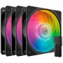 3 COOLER MASTER FANS Mobius 120P ARGB ventilatoru komplekts