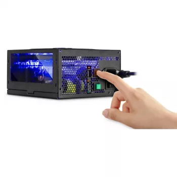 Inter-Tech Argus RGB-650W CM II Barošanas bloks 20+4 Pin ATX ATX Melns