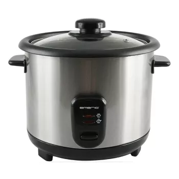 Emerio RCE-110118, melns, nerūsējošais tērauds, 1,5 l, 500 W, 265 mm, 240 mm, 263 mm