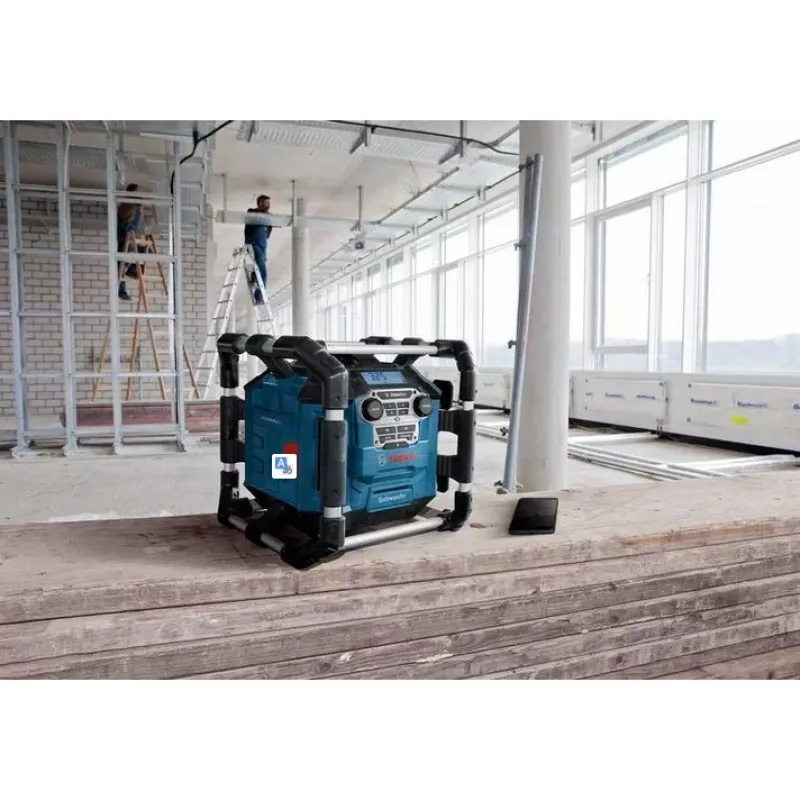 Bosch GPB 18V-5 C Professional Pārnēsājams digitāls radio, alumīnija, melns, zils