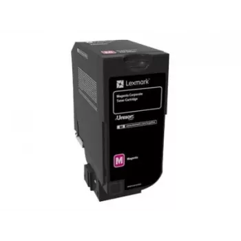 tonera kasete Lexmark 74C20ME 1 gab. fuksīna