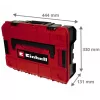 Instrumentu uzglabāšanas kaste Einhell 4540019 Melna Sarkana 420x95x280mm 1.95kg