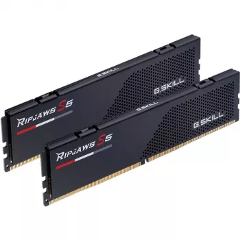 DIMM 64 GB DDR5-5600 (2x 32 GB) Dual-Kit, atmiņa melna, F5-5600J3636D32GX2-RS5K, Ripjaws S5, INTEL XMP