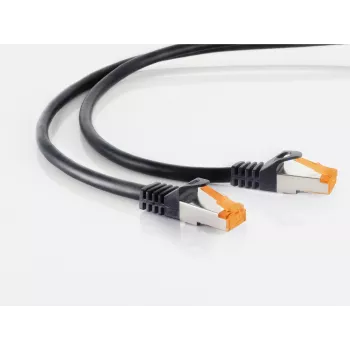 Tīkla kabelis S/CONN 08-26505 Melns 50m Cat6a S/FTP