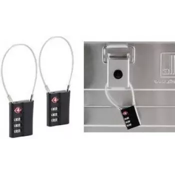Allit AddOn Lock AluPlus 420012 sudraba — pievienojama slēdzene instrumentu kastēm un futrāļiem