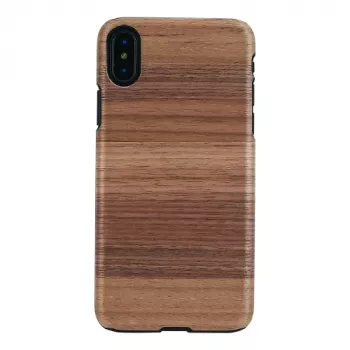 Telefona maciņš man and wood iPhone X/XS, Strato Melns, aizsargājošs ciets apvalks