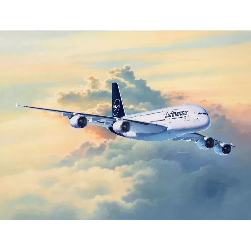 Saliekamais modelis Revell Airbus A380-800 Lufthansa New Livery