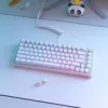 Taustiņu vāciņu komplekts GLORIOUS GMMK ABS Doubleshot V2 UK izkārtojums balts — rezerves taustiņu vāciņi mehāniskajām tastatūrām