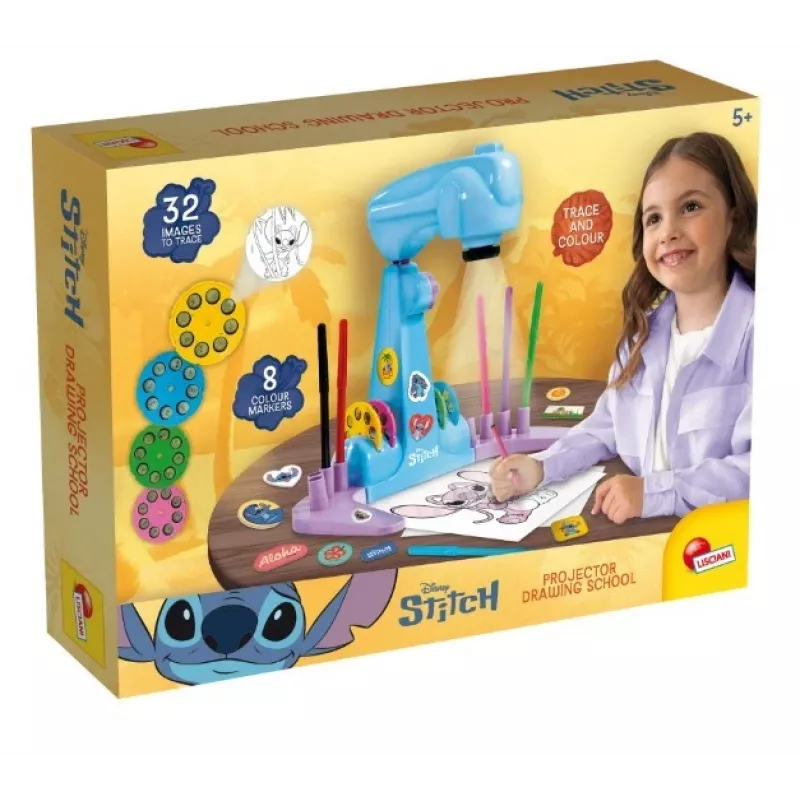 Stitch projektora zīmēšanas skolas komplekts
