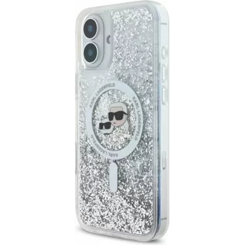Karl Lagerfeld | KLHMP16MLGKCSGH | Aizmugurējais vāciņš | iPhone 16 Plus | Apple | TPU/PC | Caurspīdīgs