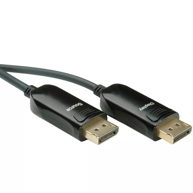 ROLINE DisplayPort v1.4 kabelis AOC 8K60 ST/ST 20m - Kabelis - Digitālais/displeja/video - 20 m (14.01.3493)