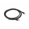 Tīkla kabelis LANBERG PCU5-10CC-0200-BK RJ-45 Cat5e U/UTP 2 m Melns