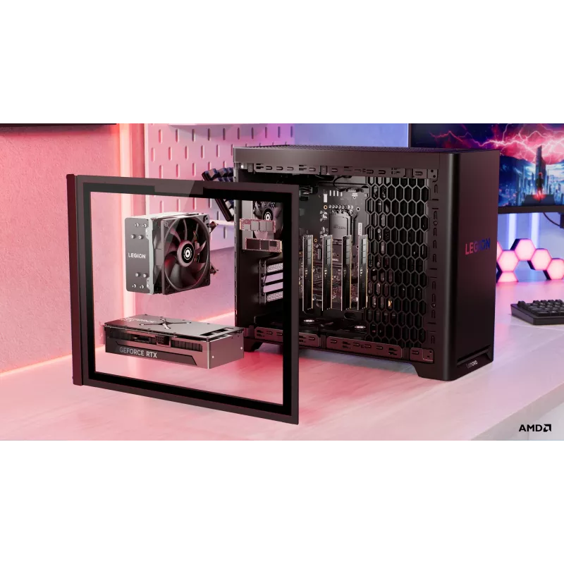 Lenovo Legion | T5 30AGB10 | Galddators | Tornis | AMD Ryzen 7 | 7700X | 32 (2x16GB) GB | UDIMM DDR5 | 512 GB | NVIDIA GeForce RTX 5070 | Bez tastatūras | Windows 11 Pro | Garantija 24 mēn.