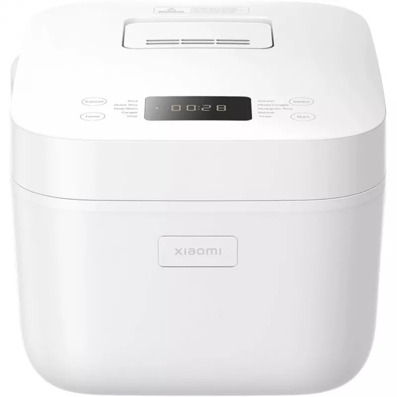 Daudzfunkciju rīsu vārītājs Xiaomi 3L 710W balts — alumīnija iekšējais katls, kompakts