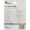 INTER-TECH Argus RS-051 ARGB 120mm korpusa ventilators – melns