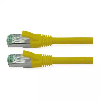 Tīkla kabelis ROLINE Recycled Material 21.45.3227 RJ-45 Cat6a 10 m Dzeltens