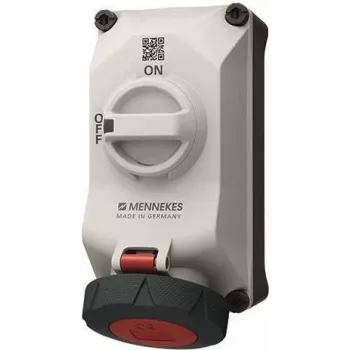 Mennekes sienas kontaktligzda DUO R 5704403G 32A4P3h 440V IP67 1 (5704403G)