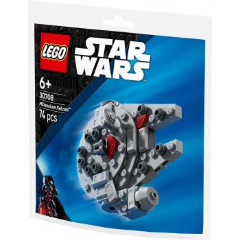 LEGO konstruktors 30708 Star Wars Millennium Falcon mini modelis polietilēna maisiņā, mazs kolekcionējams komplekts