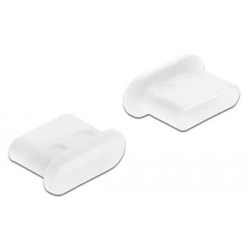 USB Type-C ligzdas aizsargvāciņš DeLOCK 64095, 10 gab., balts