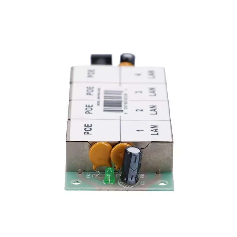 PoE injektors Extralink 4-portu 4x 100Mb/s RJ45, Fast Ethernet, 48 V, bez korpusa