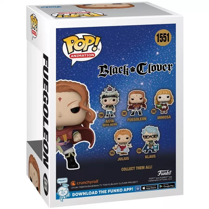 Funko Pop figūra Melns Clover Fuegoleon 10cm (143273)
