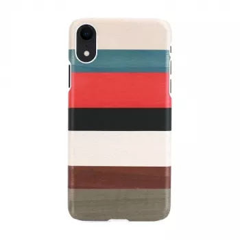 Viedtālruņa maciņš man and wood iPhone XR — koraļļu balts aizsargapvalks
