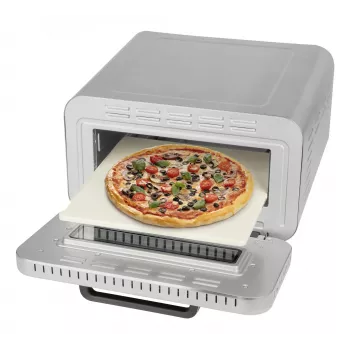 Picu krāsns ProfiCook PC-PO 1323 — galda picu krāsns, 1 pica, 2100 W, nerūsējošais tērauds, digitālais taimeris