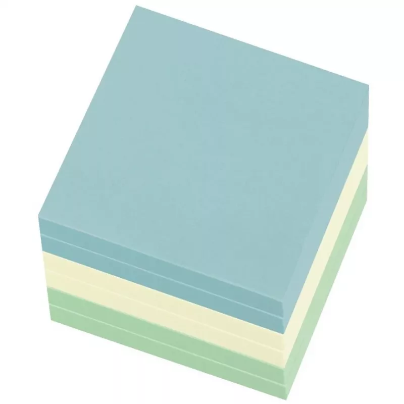 Piezīmju papīrs taisnstūra Herlitz 50033430 zils zaļš dzeltens