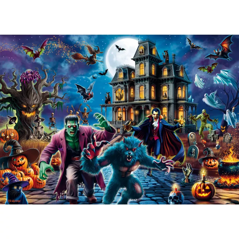 Halloween-Nacht, Puzzle 1000 gabali