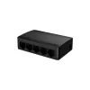 Tīkla komutators TENDA SG105M — 5-portu Gigabit Ethernet (10/100/1000), melns, darbvirsmas/pie sienas stiprināms