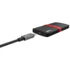 SSD Emtec 512GB USB Type-C 3.2 Gen 1 Melns Red X200