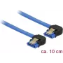 SATA kabelis DeLOCK 85094 0,1 m SATA 7-pin Melns Zils