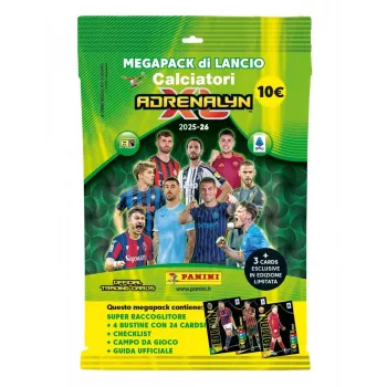 Kāršu kolekcionēšanas sākuma komplekts PANINI Italian League 2025 Mega Starter Set