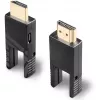 Lindy 10m optiskās šķiedras hibrīda Micro-HDMI 18G kabelis ar noņemamiem HDMI un DVI savienotājiem