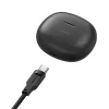 Austiņas Usams BHUYO01 Bluetooth austiņas 5.3 TWS Rhymbo melnas
