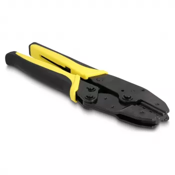DeLOCK 90546 kabeļu presēšanas rīks Presēšanas instruments Melna, dzeltena 60 mm 218 mm 17 mm