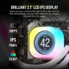 Displejs Corsair CW-9061012-WW Balts 210g
