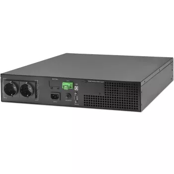 Qoltec 52285 nepārtrauktās barošanas avots (UPS) Dubultās pārveidošanas (Online) 1 kVA 1000 W 2 AC kontaktligzdas