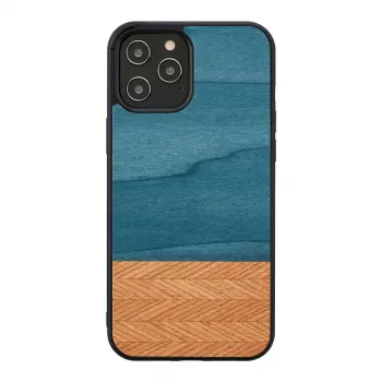 Telefona maciņš man and wood iPhone 12 Pro Max denim Melns