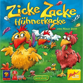 Zicke Zacke Chicken Cha Cha Cha, galda spēle, gada bērnu spēle 1998
