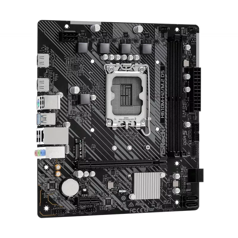 ASRock H610M-H2/M.2 D5 Micro-ATX mātesplate