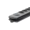 Pārsprieguma aizsargs QOLTEC 50199 — 6 ligzdas, 5 m kabelis