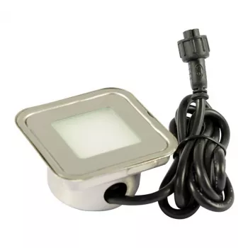 Synergy 21 LED zemē iebūvējamais prožektors ARGOS kwadrātveida in-G IP67 silta balta