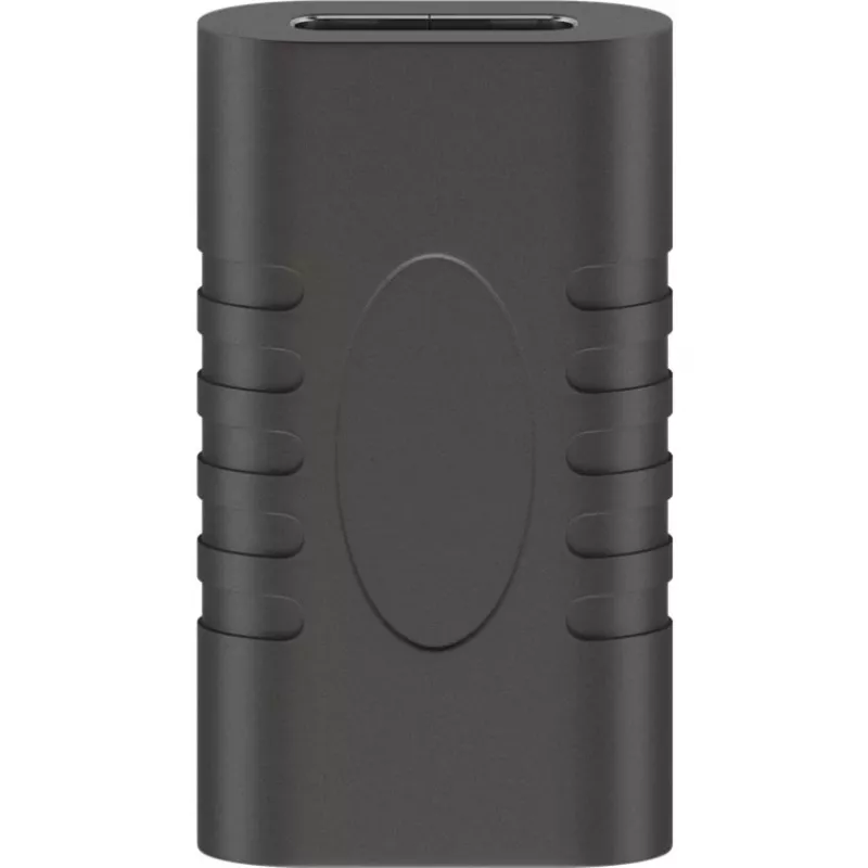 Kabeļa savienotāju pārveidotājs Goobay 45401 USB-C melns