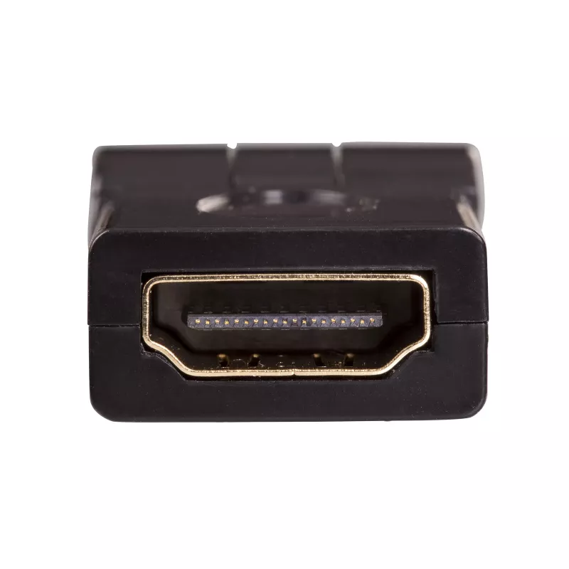 Akyga AK-AD-40 HDMI (M) uz HDMI (F) 180° pagriežams leņķa adapteris, melns