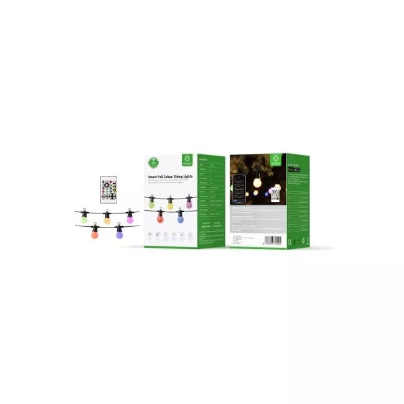 WOOX R5195 Smart Dekoratīvā virtene 9m RGB+CCT, Google Assistant & Amazon Alexa, IP65