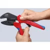 Knipex 97 33 02 kabeļu presēšanas knaibles Presēšanas rīks Zila, Sarkana