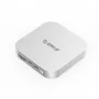 M.2 NVMe slota adapteris ORICO M49P-EU-SV-BP — USB-C 10 Gbps, metāla korpuss
