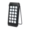 Logilink - Saules enerģijas banka - lukturis - Li-Pol - 10000 mAh - 18 W - 3 A - PD 2.0, QC 3.0, Īpaši ātra uzlāde - 2 izejas porti (USB Type A, 24 kontaktu USB-C) - ar kabeli: USB (PA027
