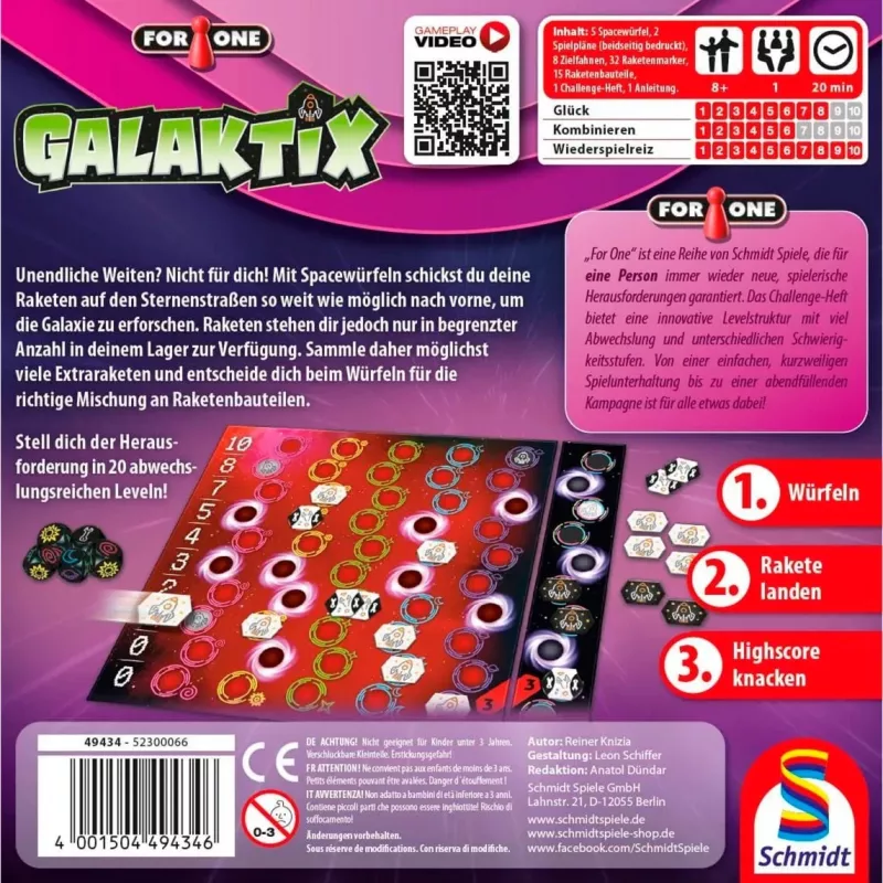 For One - Galaktix, galda spēle